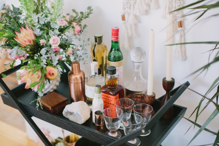 Bar cart decor ideas