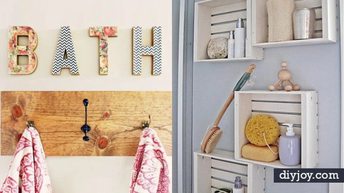 Bathroom wall decor ideas diy