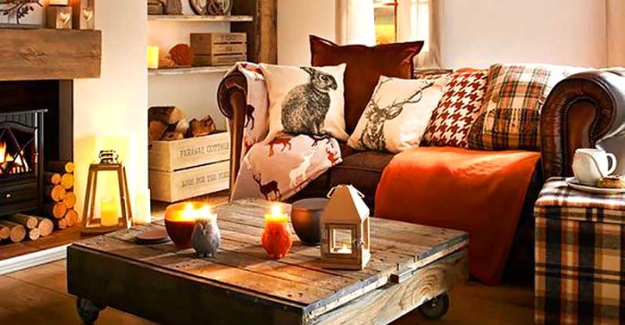 Fall living room decor ideas