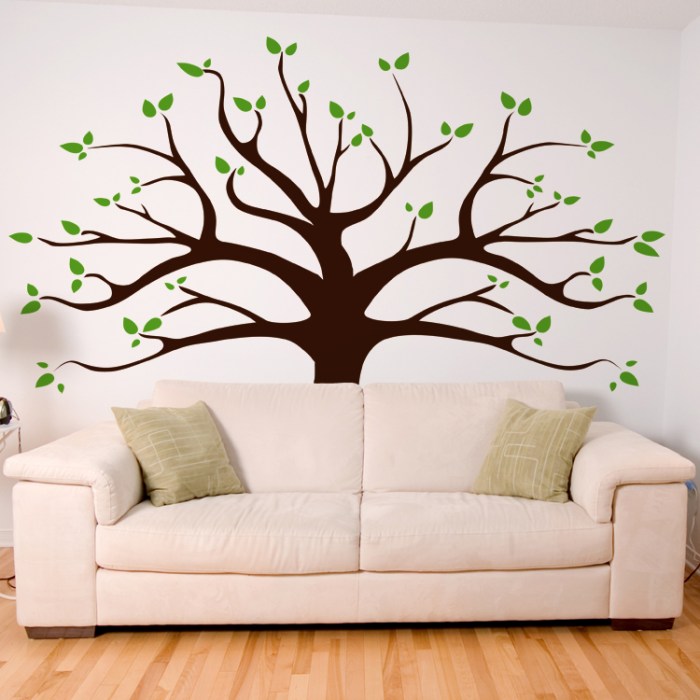 Wall tree decor large decal sticker vinyl decals room living forest highly detailed removable nursery walls 1131 tall feet stickers