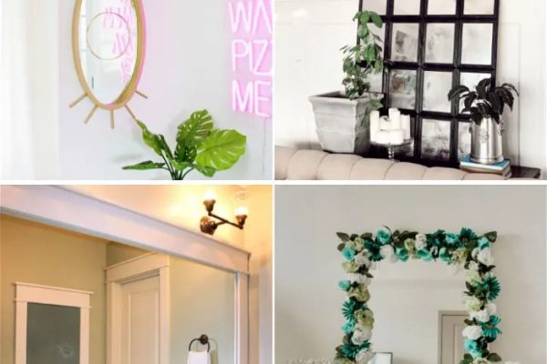 Diy wall mirror decor