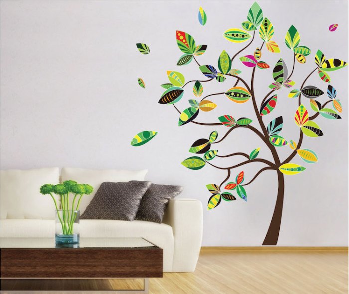 Tree wall decor stickers