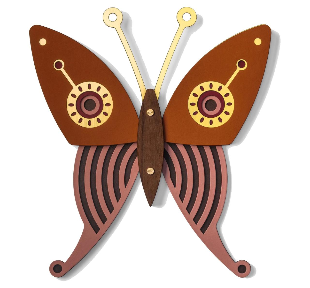 Wooden butterfly wall decor