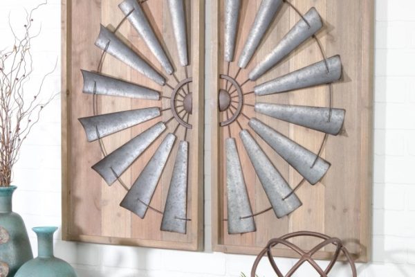 Large windmill wall decor