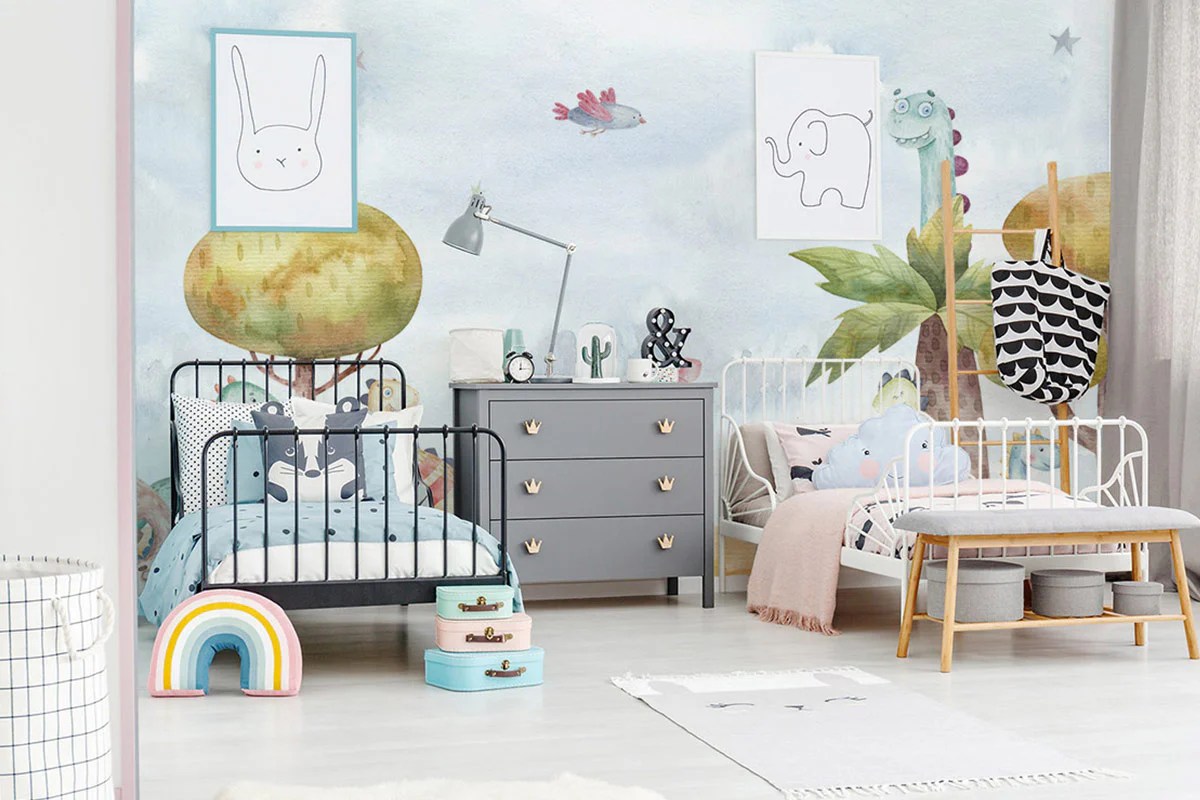 Dinosaur wall decor nursery