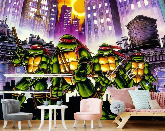 Ninja turtle wall decor