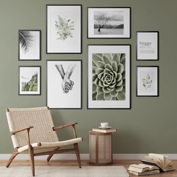 Hobby lobby sage green wall decor