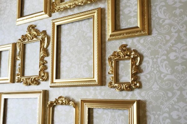 Frames on wall decor