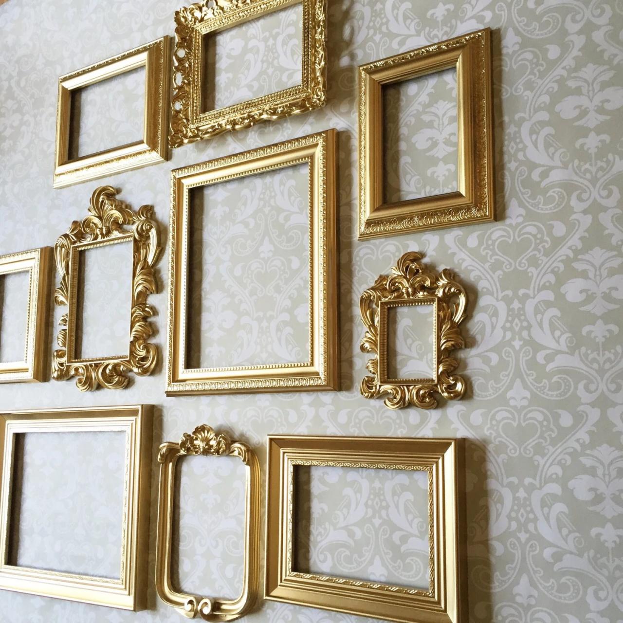 Frames on wall decor