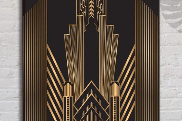 Art deco wall decor