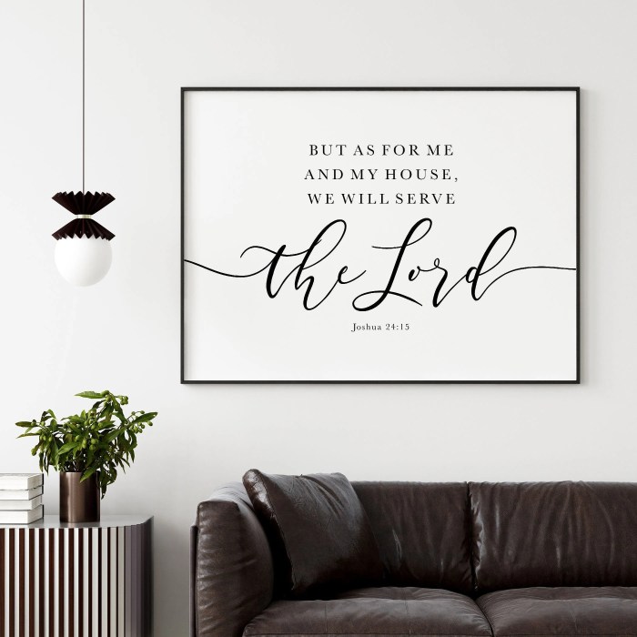 Bible scripture wall decor