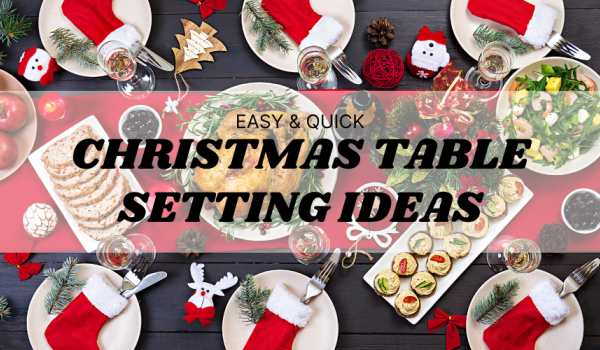 Dining table decor for christmas