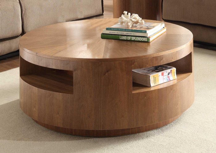 Round coffee table decor pinterest