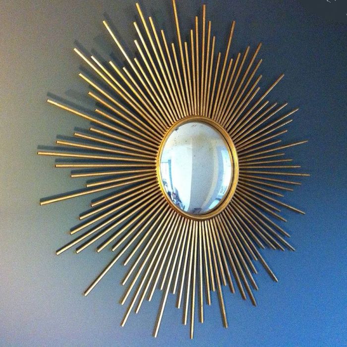 Starburst mirror wall decor