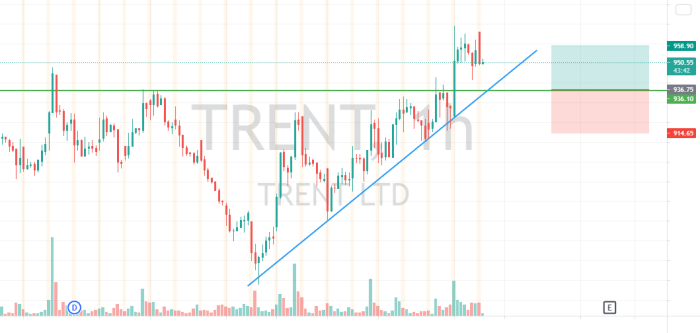 Trent ltd stock price