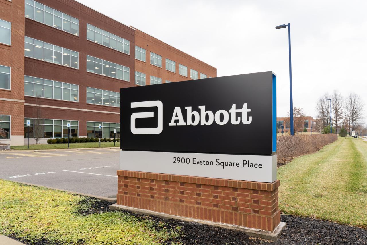 Abbott labs stock price