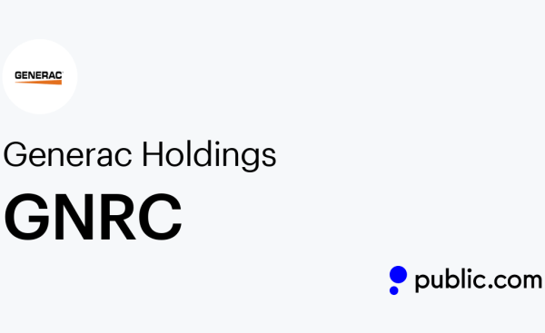 Gnrc stock price